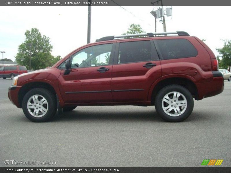 Ultra Red Pearl / Charcoal 2005 Mitsubishi Endeavor LS AWD