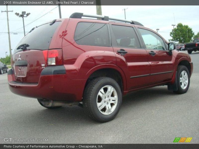 Ultra Red Pearl / Charcoal 2005 Mitsubishi Endeavor LS AWD