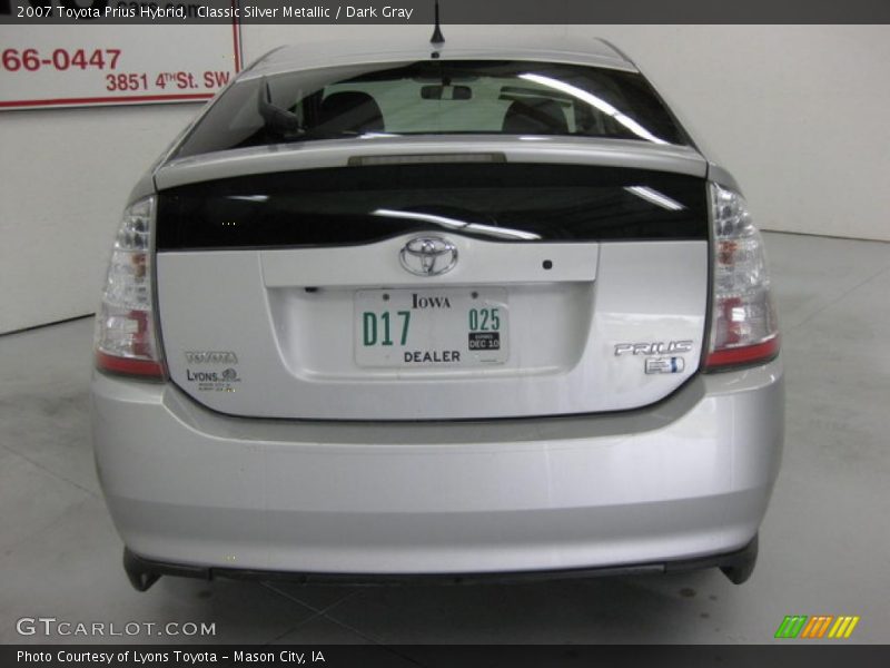 Classic Silver Metallic / Dark Gray 2007 Toyota Prius Hybrid