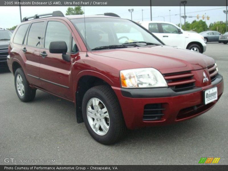 Ultra Red Pearl / Charcoal 2005 Mitsubishi Endeavor LS AWD