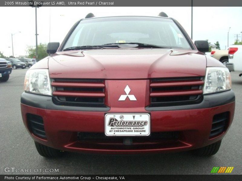 Ultra Red Pearl / Charcoal 2005 Mitsubishi Endeavor LS AWD