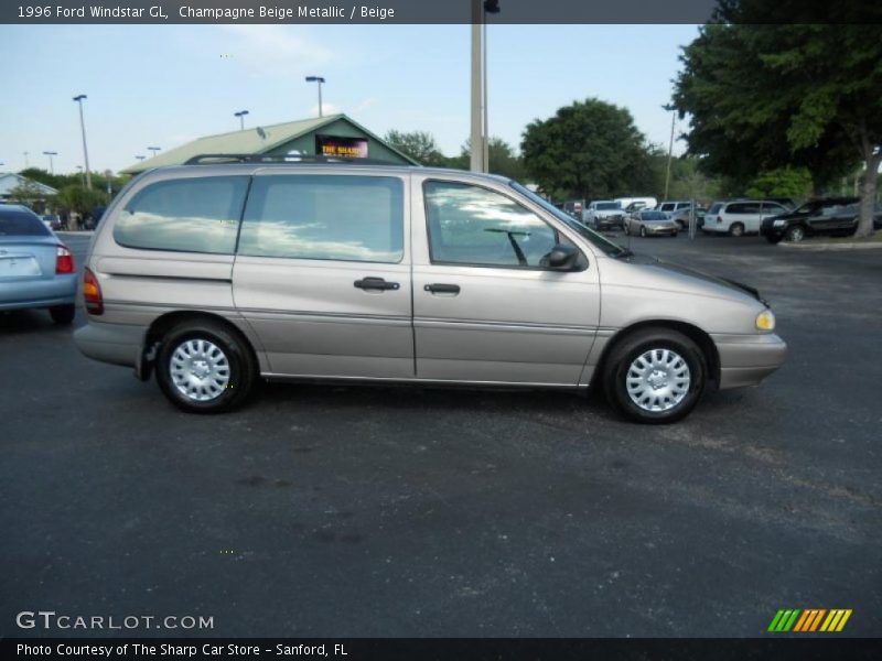 Champagne Beige Metallic / Beige 1996 Ford Windstar GL