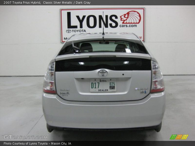 Classic Silver Metallic / Dark Gray 2007 Toyota Prius Hybrid