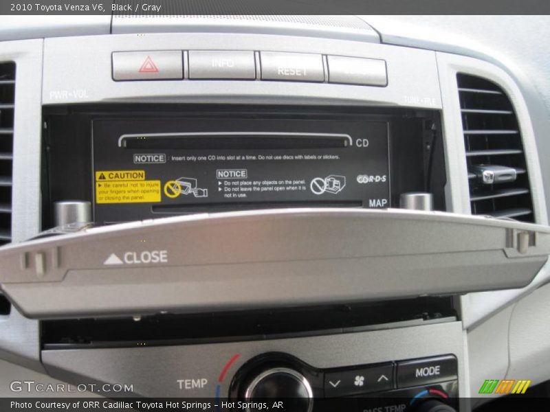 Black / Gray 2010 Toyota Venza V6