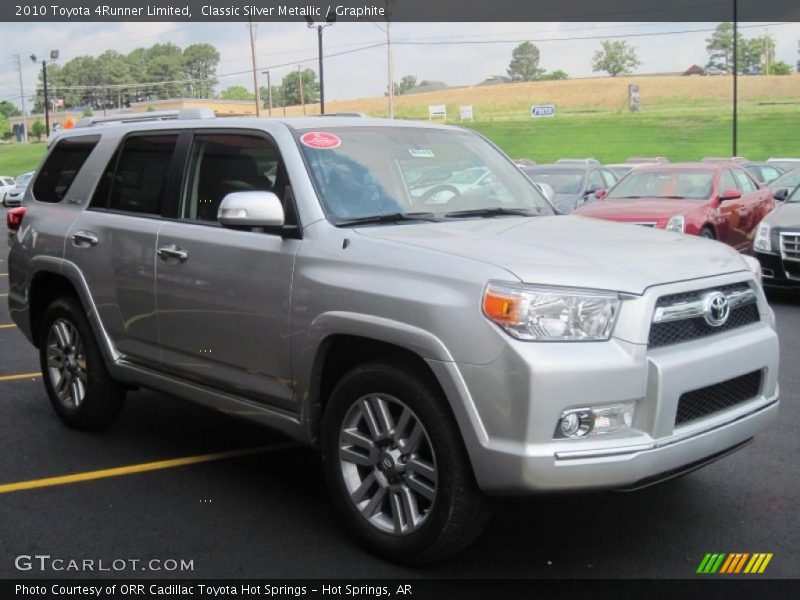 Classic Silver Metallic / Graphite 2010 Toyota 4Runner Limited