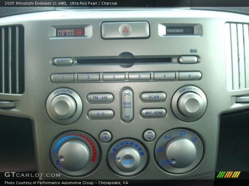 Ultra Red Pearl / Charcoal 2005 Mitsubishi Endeavor LS AWD