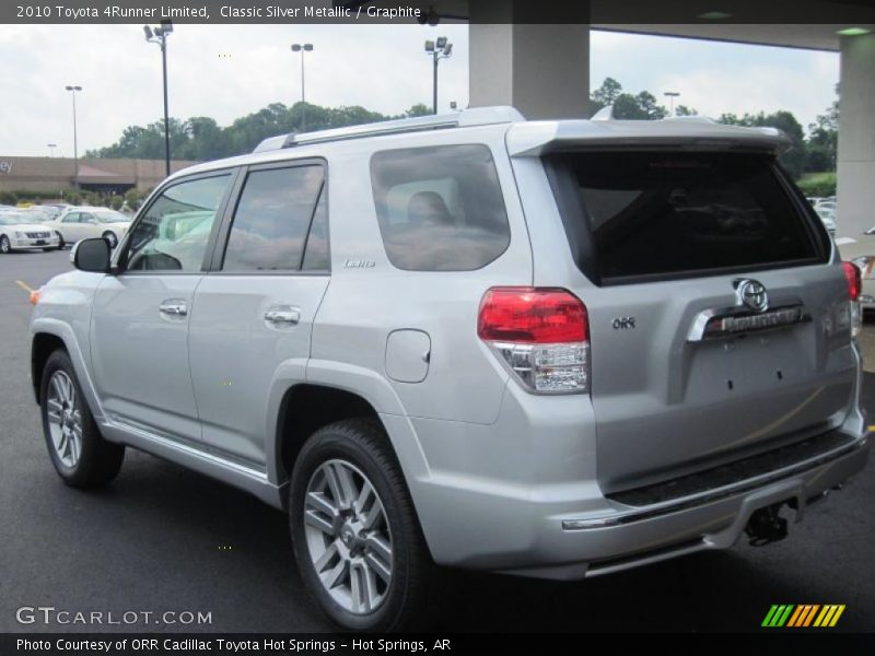 Classic Silver Metallic / Graphite 2010 Toyota 4Runner Limited