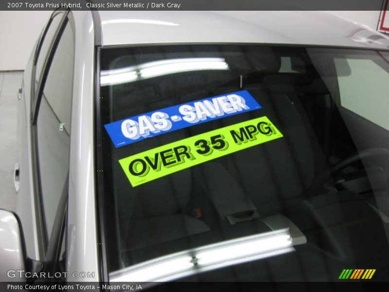 Classic Silver Metallic / Dark Gray 2007 Toyota Prius Hybrid