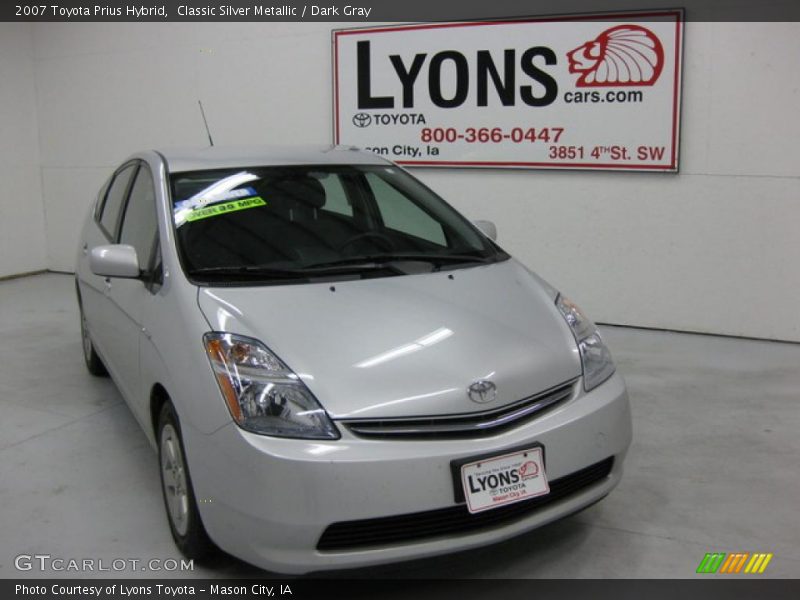 Classic Silver Metallic / Dark Gray 2007 Toyota Prius Hybrid