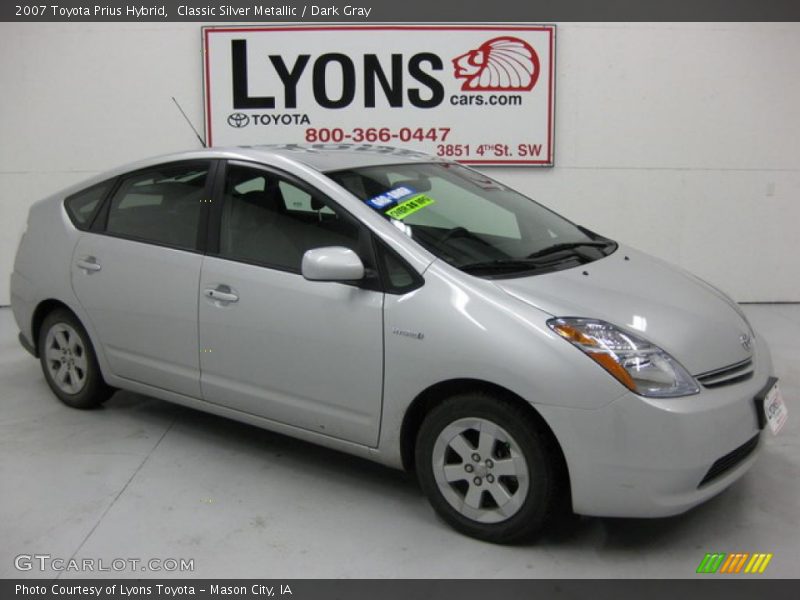 Classic Silver Metallic / Dark Gray 2007 Toyota Prius Hybrid