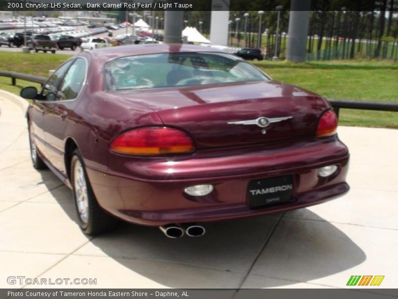 Dark Garnet Red Pearl / Light Taupe 2001 Chrysler LHS Sedan