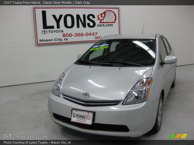 Classic Silver Metallic / Dark Gray 2007 Toyota Prius Hybrid