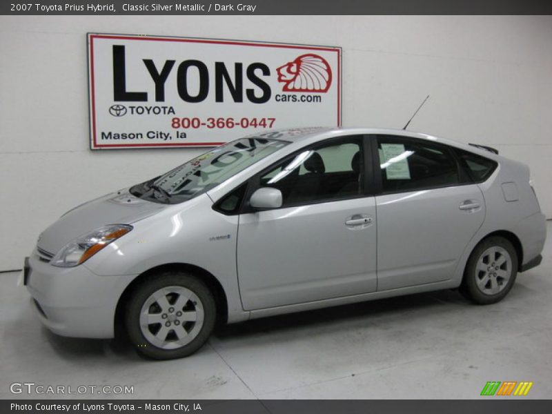 Classic Silver Metallic / Dark Gray 2007 Toyota Prius Hybrid