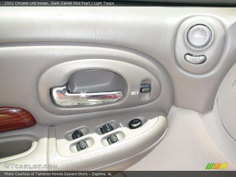 Dark Garnet Red Pearl / Light Taupe 2001 Chrysler LHS Sedan
