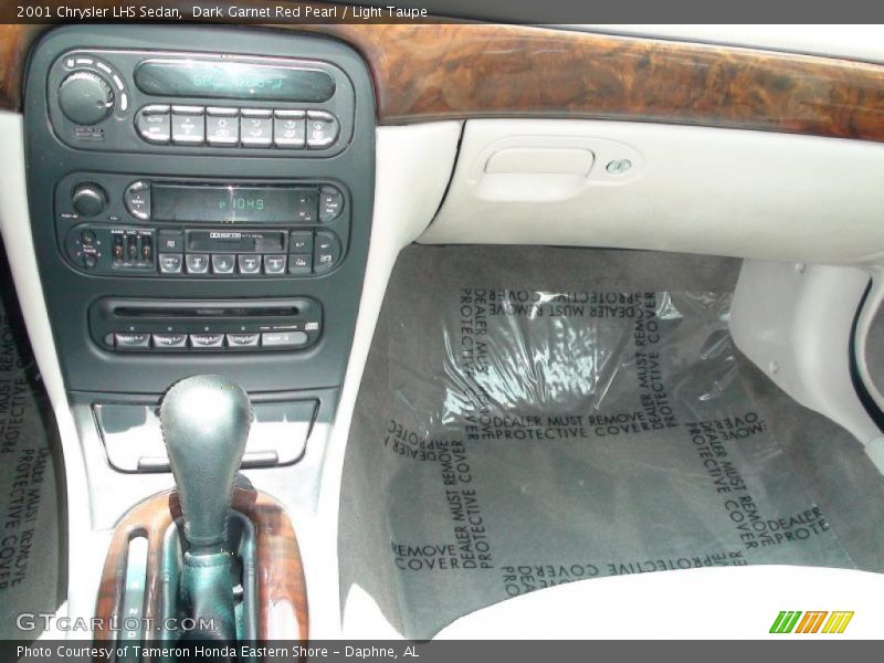 Dark Garnet Red Pearl / Light Taupe 2001 Chrysler LHS Sedan