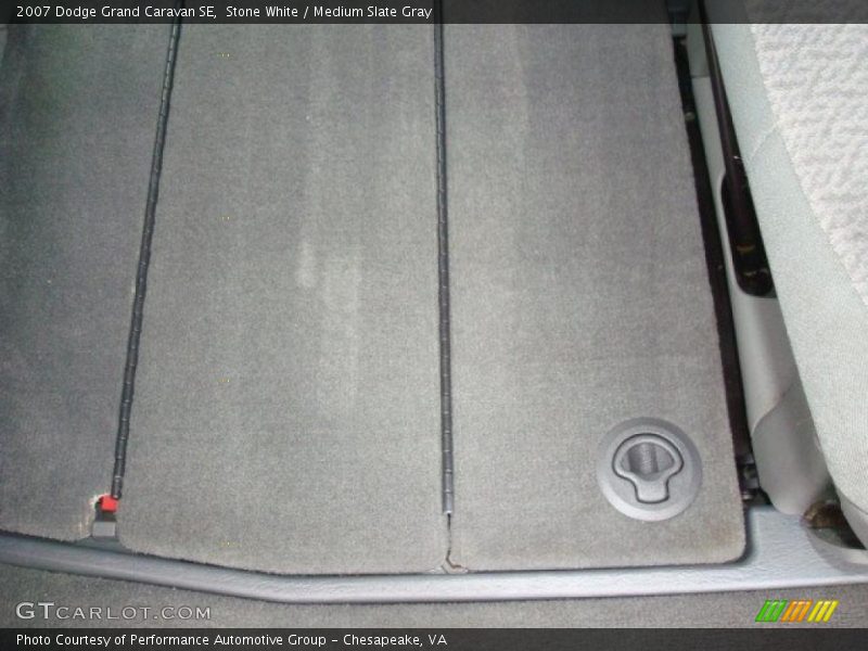 Stone White / Medium Slate Gray 2007 Dodge Grand Caravan SE