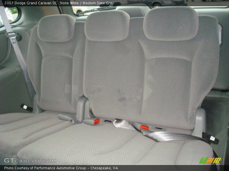 Stone White / Medium Slate Gray 2007 Dodge Grand Caravan SE