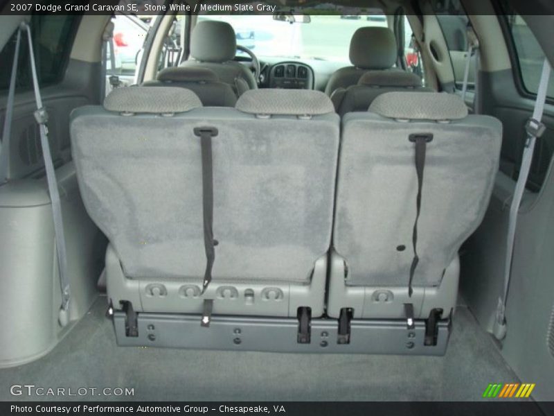 Stone White / Medium Slate Gray 2007 Dodge Grand Caravan SE