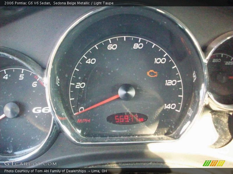 Sedona Beige Metallic / Light Taupe 2006 Pontiac G6 V6 Sedan