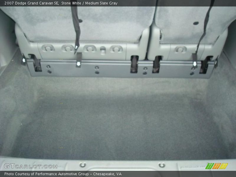 Stone White / Medium Slate Gray 2007 Dodge Grand Caravan SE