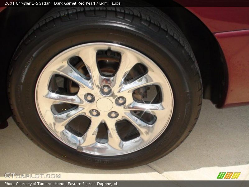 Dark Garnet Red Pearl / Light Taupe 2001 Chrysler LHS Sedan