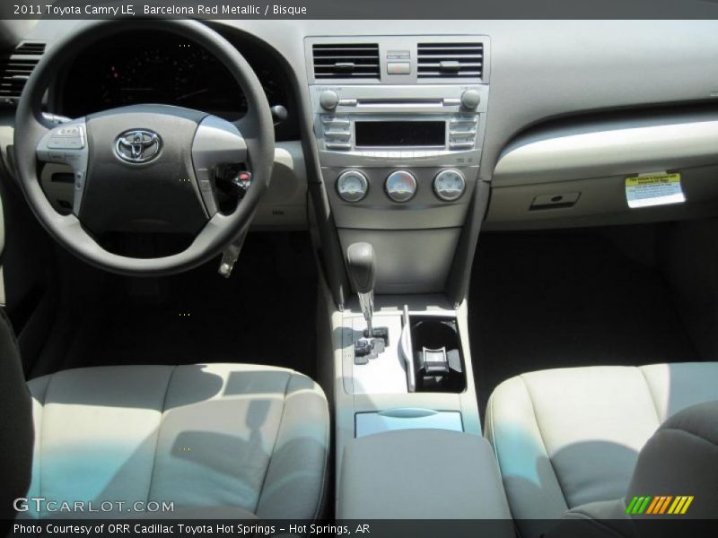 Barcelona Red Metallic / Bisque 2011 Toyota Camry LE