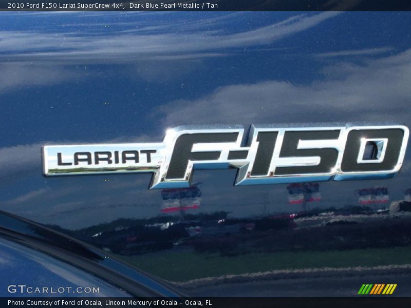 Dark Blue Pearl Metallic / Tan 2010 Ford F150 Lariat SuperCrew 4x4