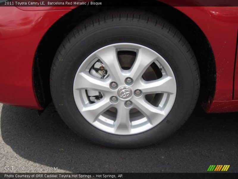 Barcelona Red Metallic / Bisque 2011 Toyota Camry LE