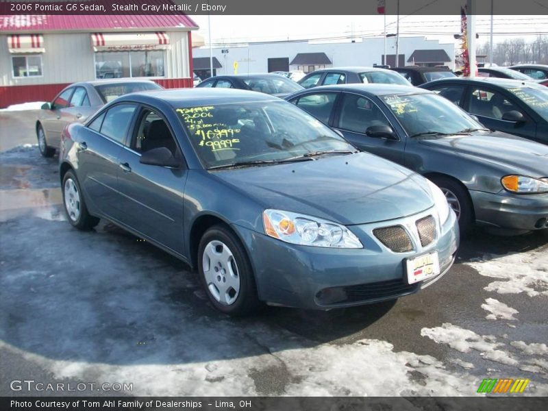Stealth Gray Metallic / Ebony 2006 Pontiac G6 Sedan