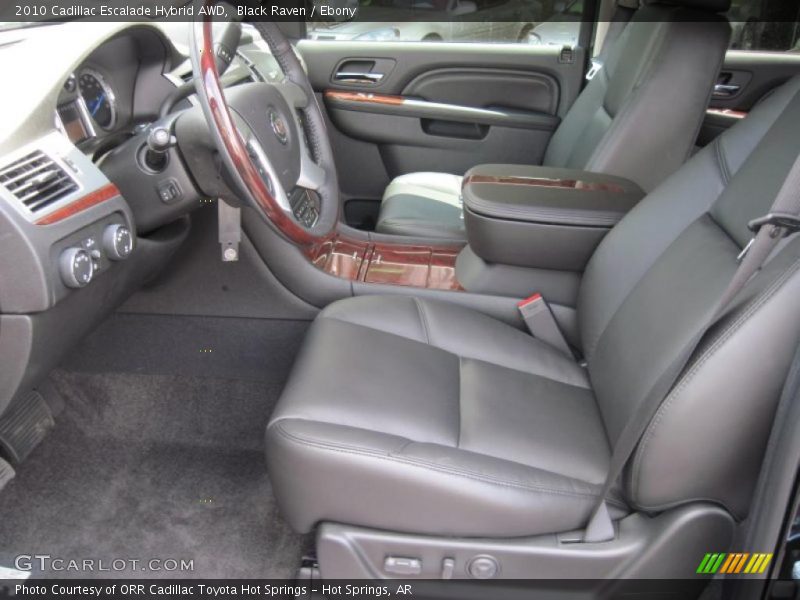 Black Raven / Ebony 2010 Cadillac Escalade Hybrid AWD