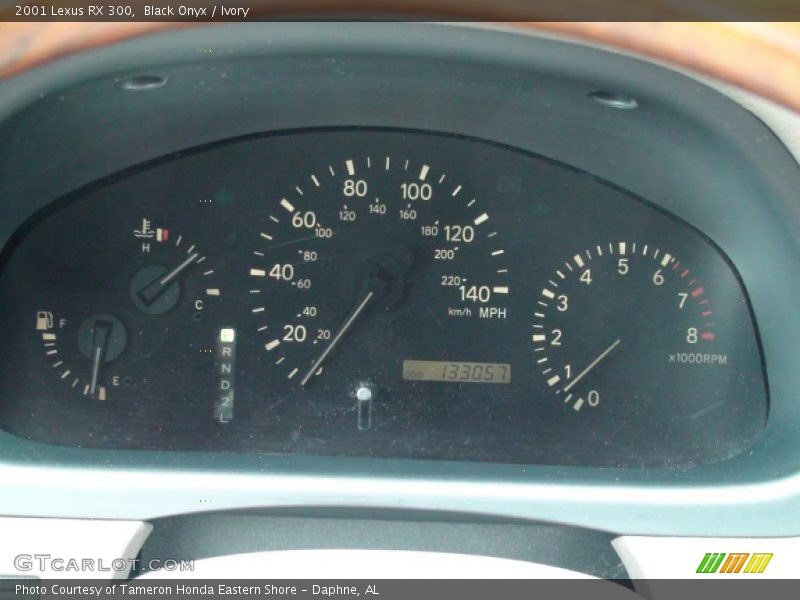Black Onyx / Ivory 2001 Lexus RX 300
