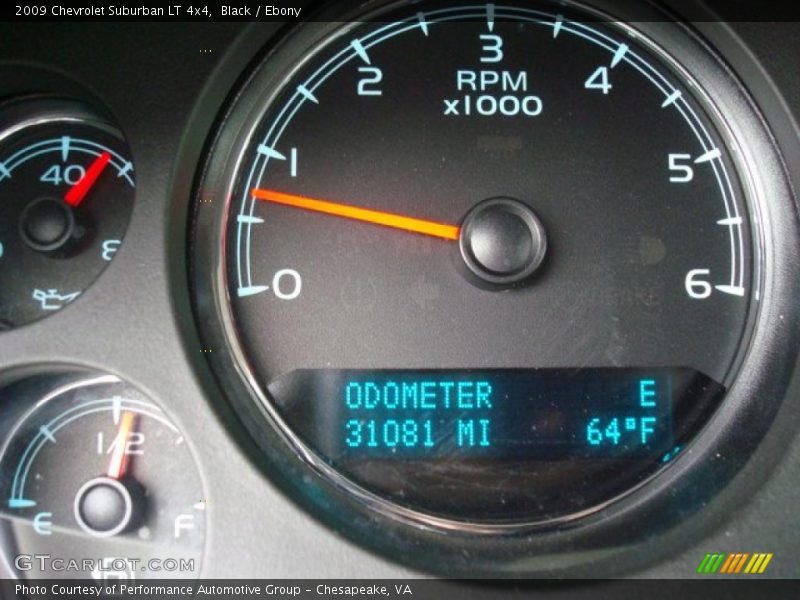 Black / Ebony 2009 Chevrolet Suburban LT 4x4