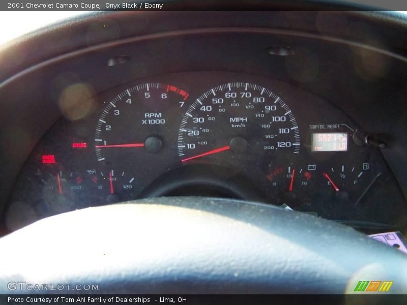 Onyx Black / Ebony 2001 Chevrolet Camaro Coupe