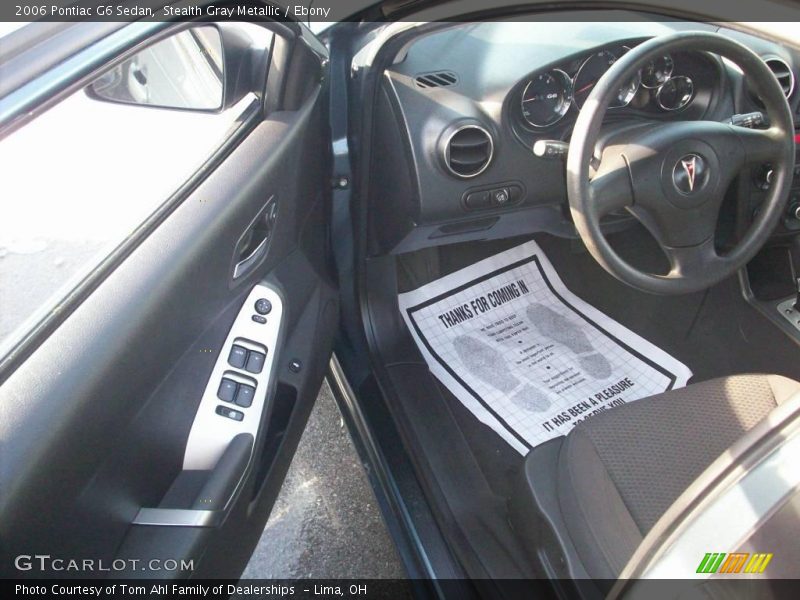 Stealth Gray Metallic / Ebony 2006 Pontiac G6 Sedan