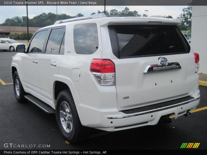 Blizzard White Pearl / Sand Beige 2010 Toyota 4Runner SR5