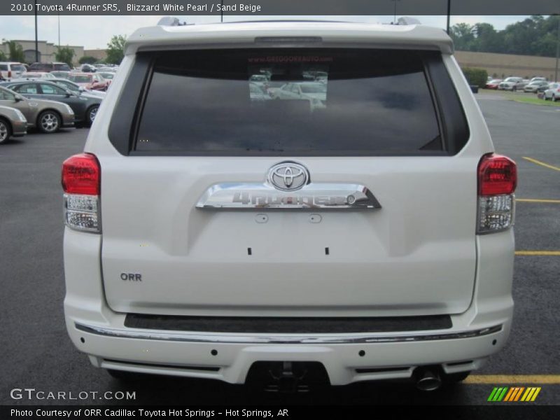 Blizzard White Pearl / Sand Beige 2010 Toyota 4Runner SR5