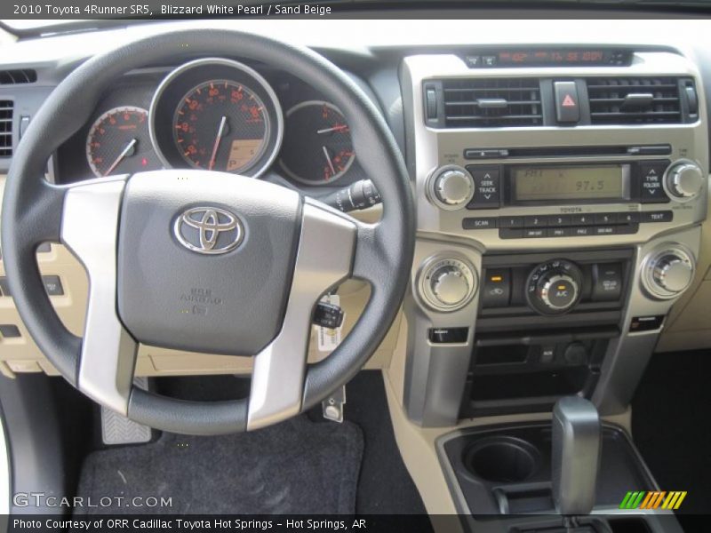 Blizzard White Pearl / Sand Beige 2010 Toyota 4Runner SR5