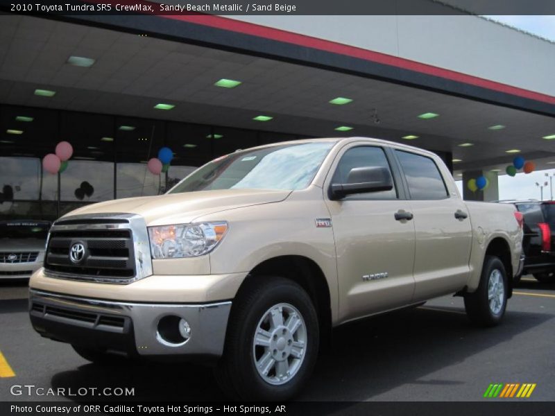 Sandy Beach Metallic / Sand Beige 2010 Toyota Tundra SR5 CrewMax