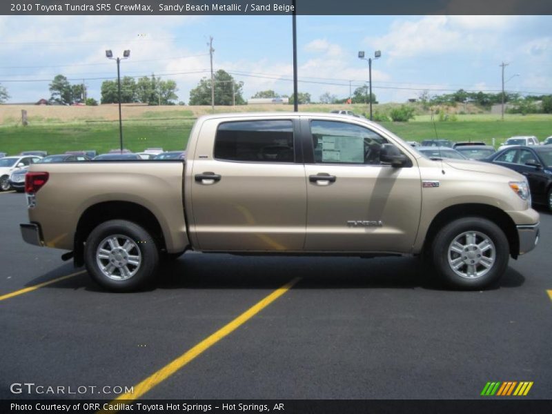 Sandy Beach Metallic / Sand Beige 2010 Toyota Tundra SR5 CrewMax