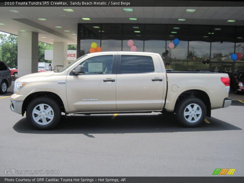 Sandy Beach Metallic / Sand Beige 2010 Toyota Tundra SR5 CrewMax