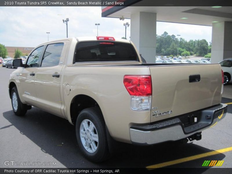 Sandy Beach Metallic / Sand Beige 2010 Toyota Tundra SR5 CrewMax
