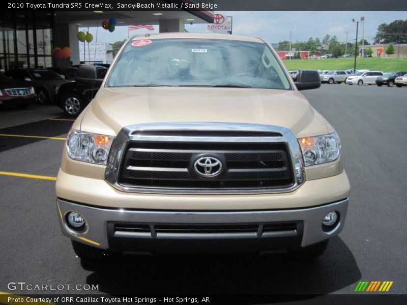 Sandy Beach Metallic / Sand Beige 2010 Toyota Tundra SR5 CrewMax