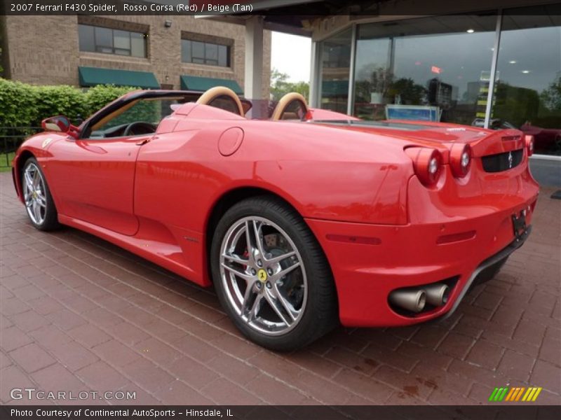 Rosso Corsa (Red) / Beige (Tan) 2007 Ferrari F430 Spider