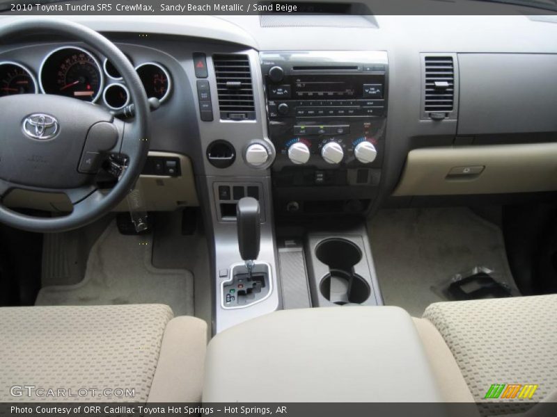 Sandy Beach Metallic / Sand Beige 2010 Toyota Tundra SR5 CrewMax