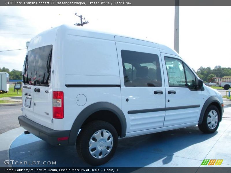Frozen White / Dark Gray 2010 Ford Transit Connect XL Passenger Wagon