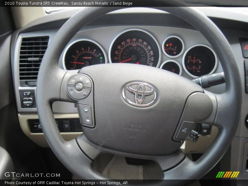 Sandy Beach Metallic / Sand Beige 2010 Toyota Tundra SR5 CrewMax
