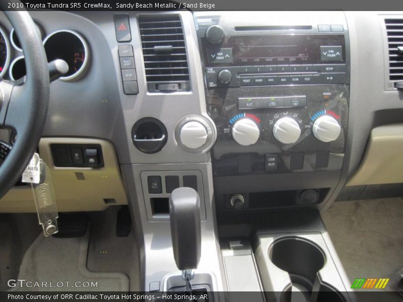 Sandy Beach Metallic / Sand Beige 2010 Toyota Tundra SR5 CrewMax