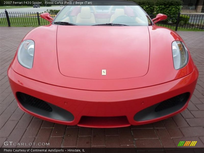 Rosso Corsa (Red) / Beige (Tan) 2007 Ferrari F430 Spider