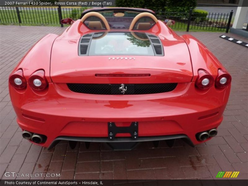 Rosso Corsa (Red) / Beige (Tan) 2007 Ferrari F430 Spider