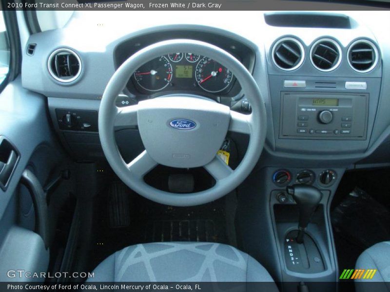 Frozen White / Dark Gray 2010 Ford Transit Connect XL Passenger Wagon